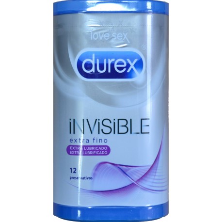 Invisible Extra Fino Extra Lubricado Preservativos Durex Love Sex