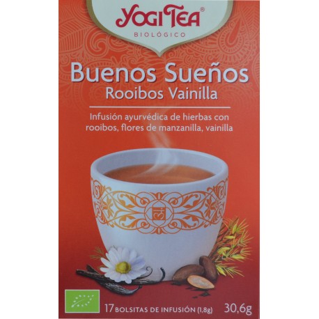 Buenos Sue Os Rooibos Vainilla Bolsitas Yogi Tea Farmacia Anna Riba