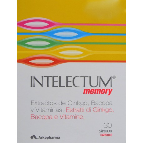INTELECTUM MEMORY 30 CÁPSULAS ARKOPHARMA