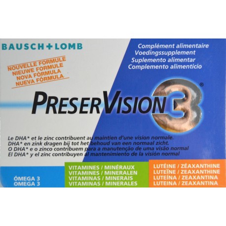 PRESERVISION3 60 CÁPSULAS BAUSCH + LOMB
