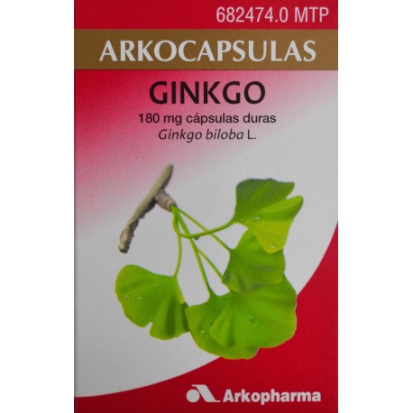 GINKGO ARKOCAPSULAS 100 CÁPSULAS ARKOPHARMA