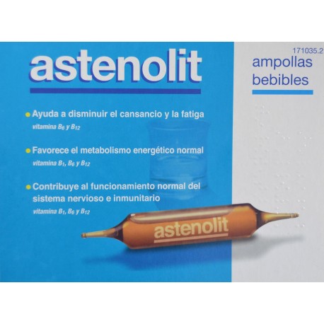 ASTENOLIT AMPOLLAS BEBIBLES LABORATORIOS ERN
