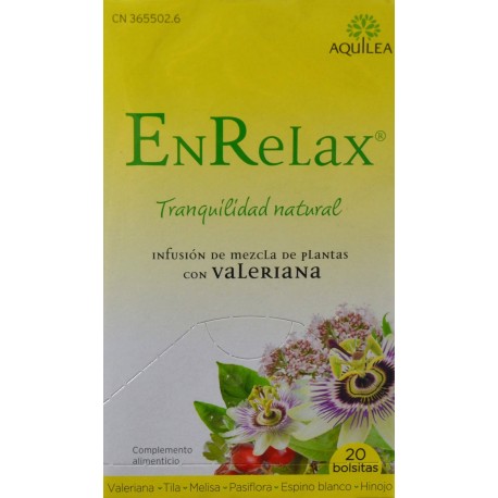 INFUSIÓN ENRELAX 20 BOLSITAS AQUILEA