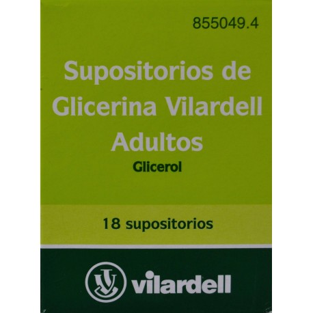 SUPOSITORIOS DE GLICERINA ADULTOS VILARDELL