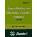 SUPOSITORIOS DE GLICERINA ADULTOS VILARDELL