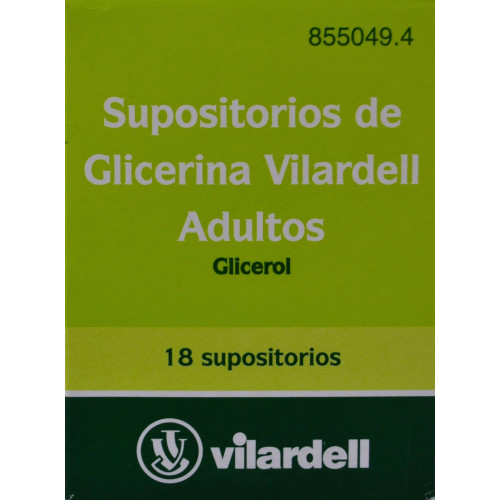 SUPOSITORIOS DE GLICERINA ADULTOS VILARDELL