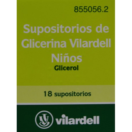 SUPOSITORIOS DE GLICERINA NIÑOS VILARDELL