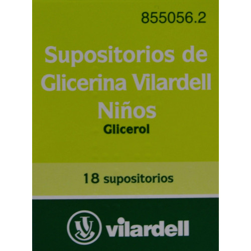 SUPOSITORIOS DE GLICERINA NIÑOS VILARDELL