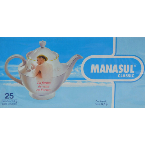 INFUSIONES MANASUL CLASSIC 25 BOLSITAS