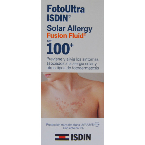FUSION FLUID SOLAR ALLERGY FOTOULTRA SPF 100+ 50 ML ISDIN