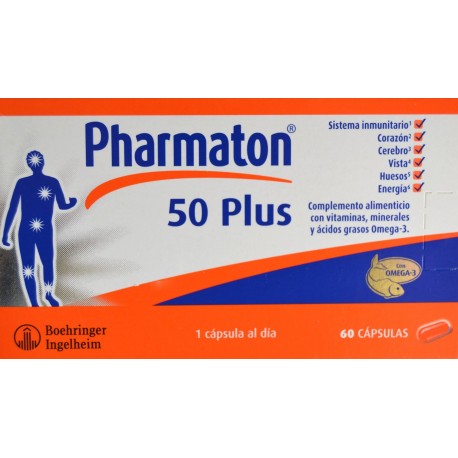 PHARMATON 50 PLUS 60 CÁPSULAS BOEHRINGER INGELHEIM