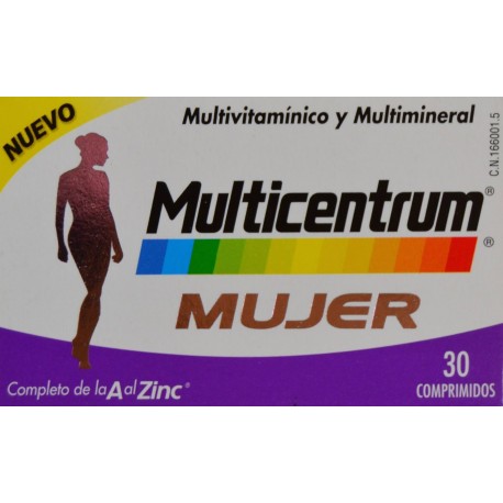 MULTICENTRUM MUJER 30 COMPRIMIDOS PFIZER