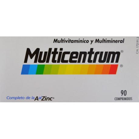 MULTICENTRUM 90 COMPRIMIDOS PFIZER