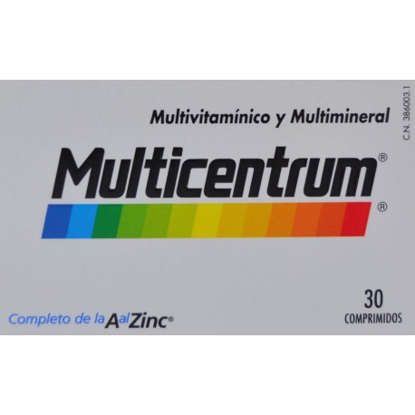 MULTICENTRUM 30 COMPRIMIDOS PFIZER