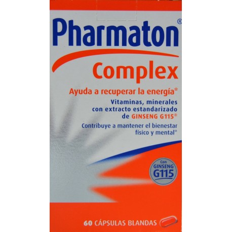 PHARMATON COMPLEX 60 CÁPSULAS BLANDAS BOEHRINGER INGELHEIM