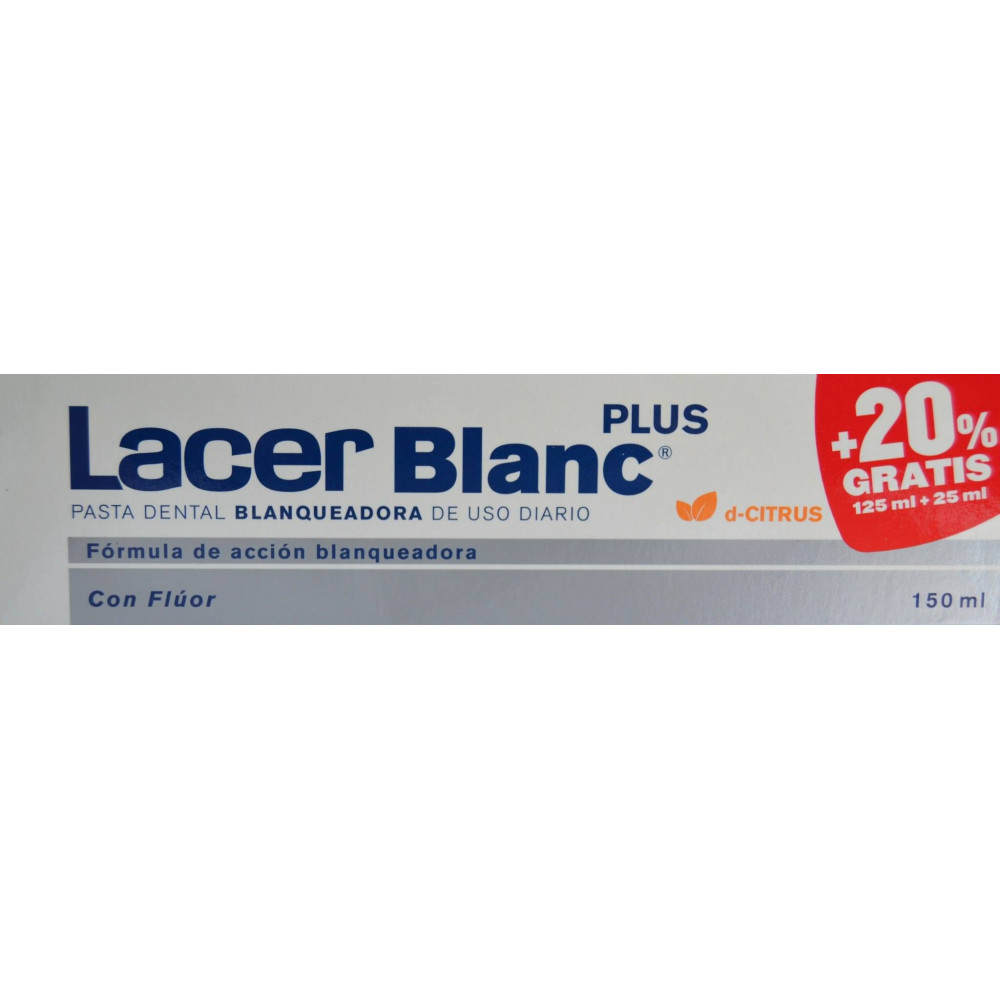 Lacer Blanc Plus Pasta Dental D-Citrus (125+25ml)