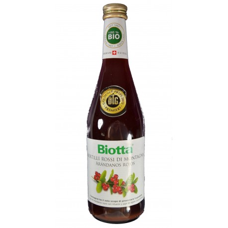 JUGO DE ARÁNDANOS ROJOS BIOTTA 500 ML A. VOGEL