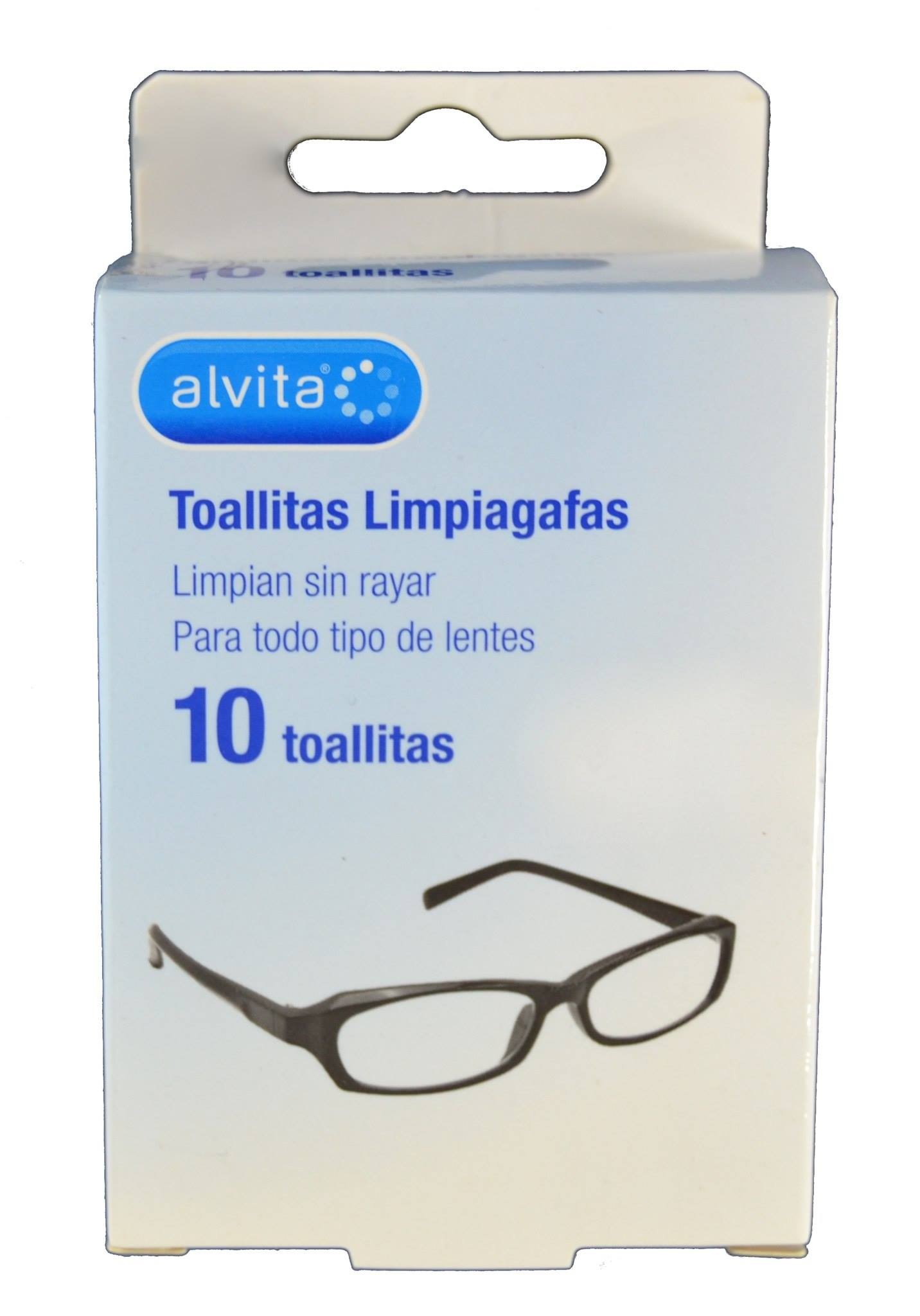 LIMPIAGAFAS 10 TOALLITAS ALVITA - Farmacia Anna Riba