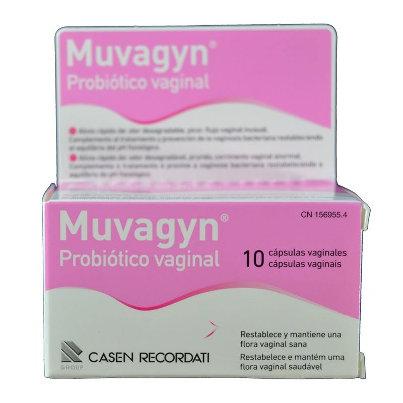 Muvagyn ProbiÓtico Vaginal 10 CÁpsulas Vaginales Casen Recordati Farmacia Anna Riba 9694