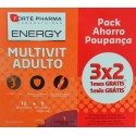 MULTIVIT ADULTO ENERGY PACK AHORRO 84 COMPRIMIDOS + 28 GRATUITAS FORTÉ PHARMA