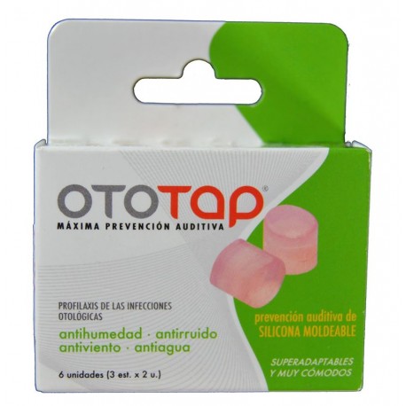 OTOTAP SILICONA 6 UNIDADES PROPHYL CENTER 