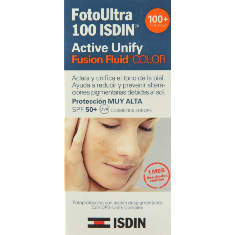 FOTOULTRA 100 ACTIVE UNIFY FUSION FLUID COLOR 50 ML ISDIN