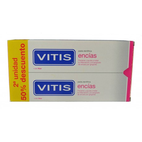 PASTA DENTÍFRICA ENCÍAS 2 X 150 ML VITIS
