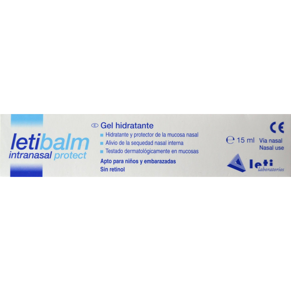 GEL HIDRATANTE INTRANASAL PROTECT LETIBALM 15 ML LETI - Farmacia Anna Riba