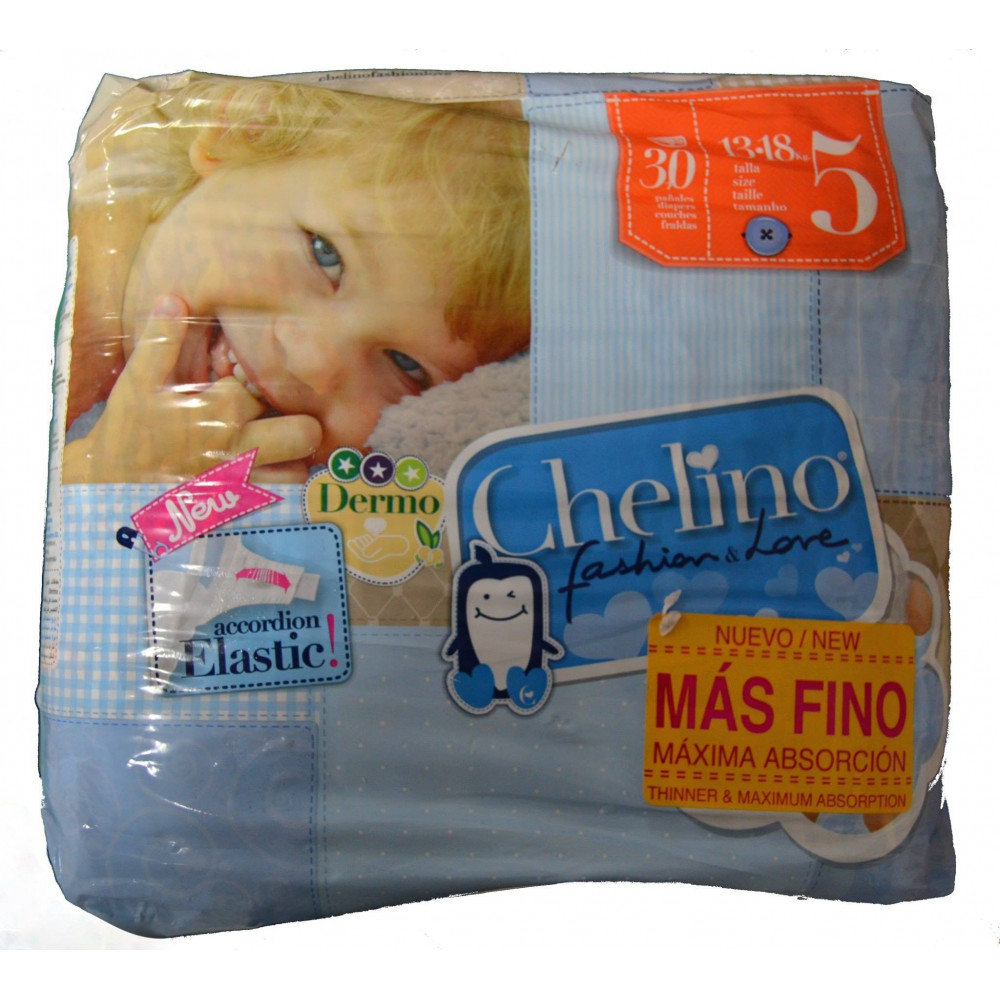 Chelino Pañal Infantil Fashion & Love T- 4 (9 - 15 Kg) 36 Pañales