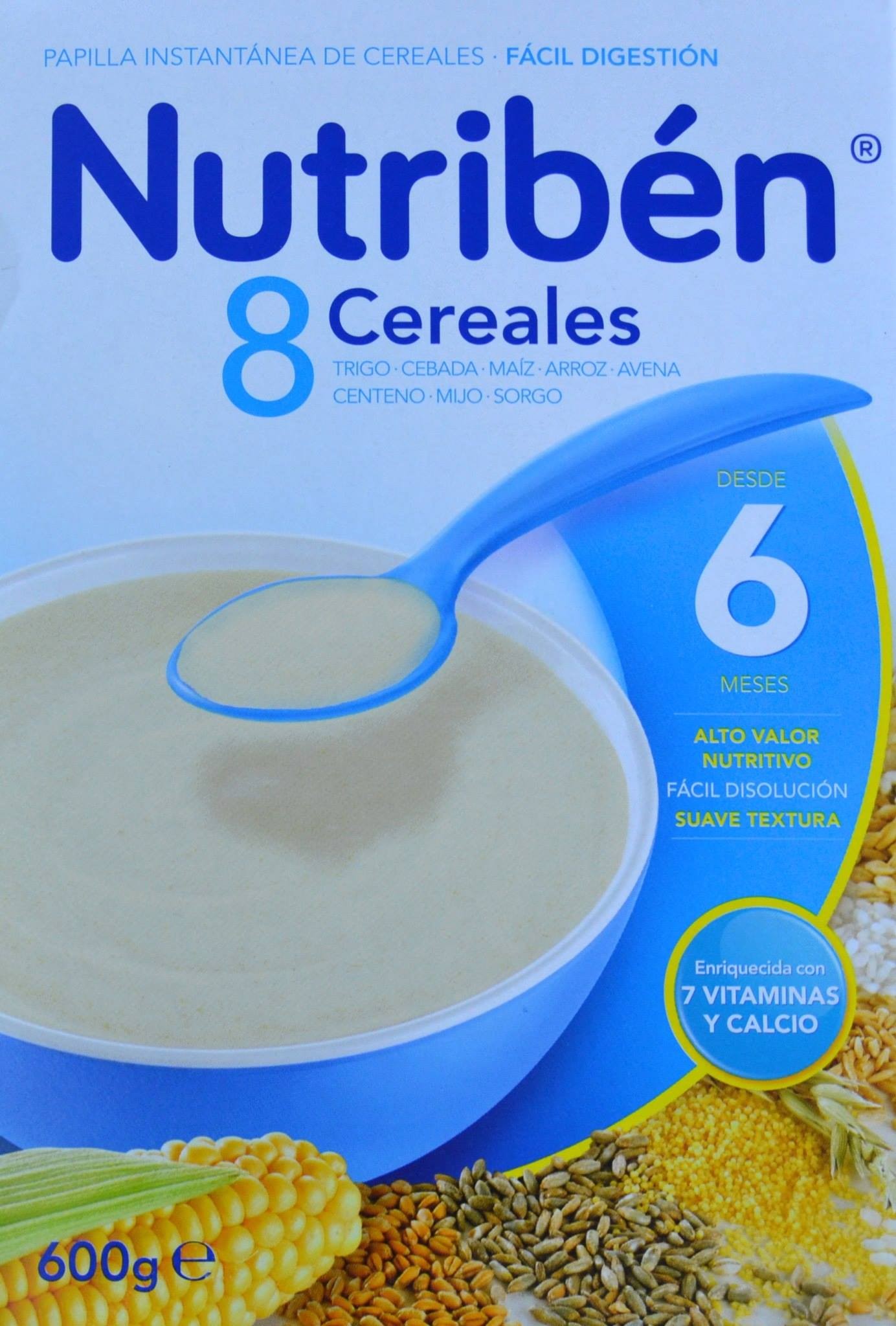 Nutriben 8 Cereales desde 6 Meses 600 gr