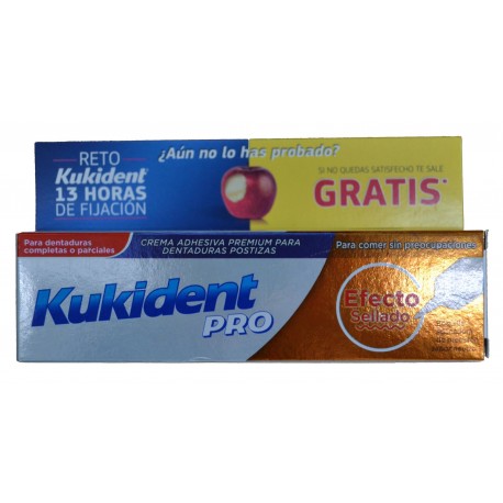 CREMA ADHESIVA EFECTO SELLADO 40 G KUKIDENT PRO 