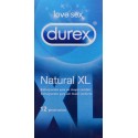 NATURAL XL 12 PRESERVATIVOS DUREX LOVE SEX