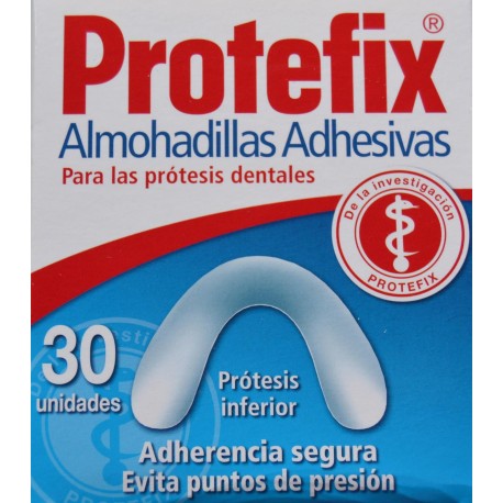 PROTEFIX 30 ALMOHADILLAS ADHESIVAS PRÓTESIS INFERIOR