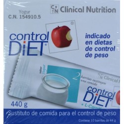 CONTROL DIET 10 BARRITAS YOGURT CLINICAL NUTRITION
