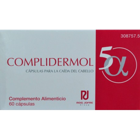 COMPLIDERMOL 5α 60 CÁPSULAS LABORATORIOS MEDEA