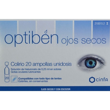 OPTIBÉN 20 AMPOLLAS UNIDOSIS CINFA