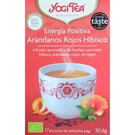 ENERGÍA POSITIVA 17 BOLSITAS DE INFUSIÓN YOGI TEA 