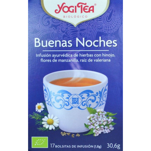 BUENAS NOCHES 17 BOLSITAS DE INFUSIÓN YOGI TEA