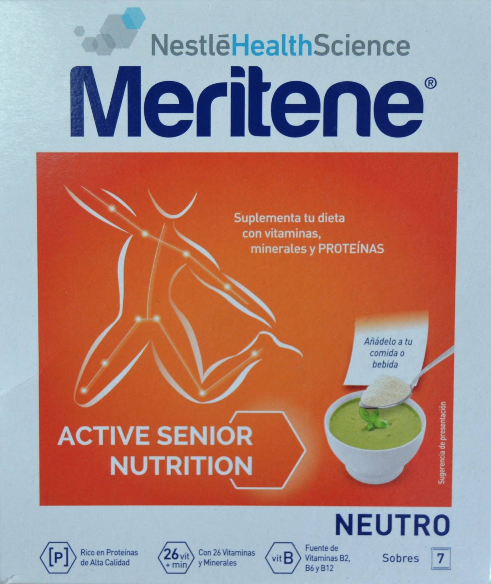 MERITENE active senior nutrition 15 sb VAINILLA INST – La Farmacia Central  Gelida