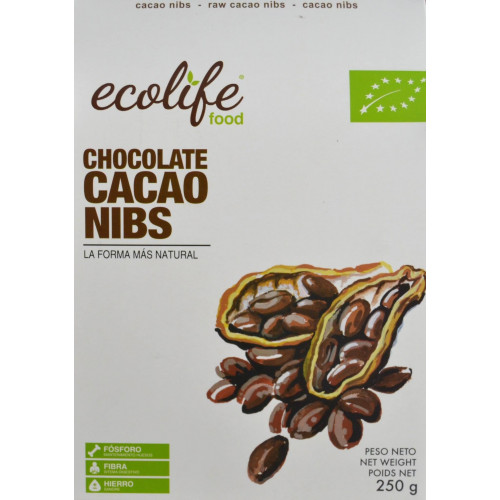 NIBS DE CACAO 250 G ECOLIFE FOOD