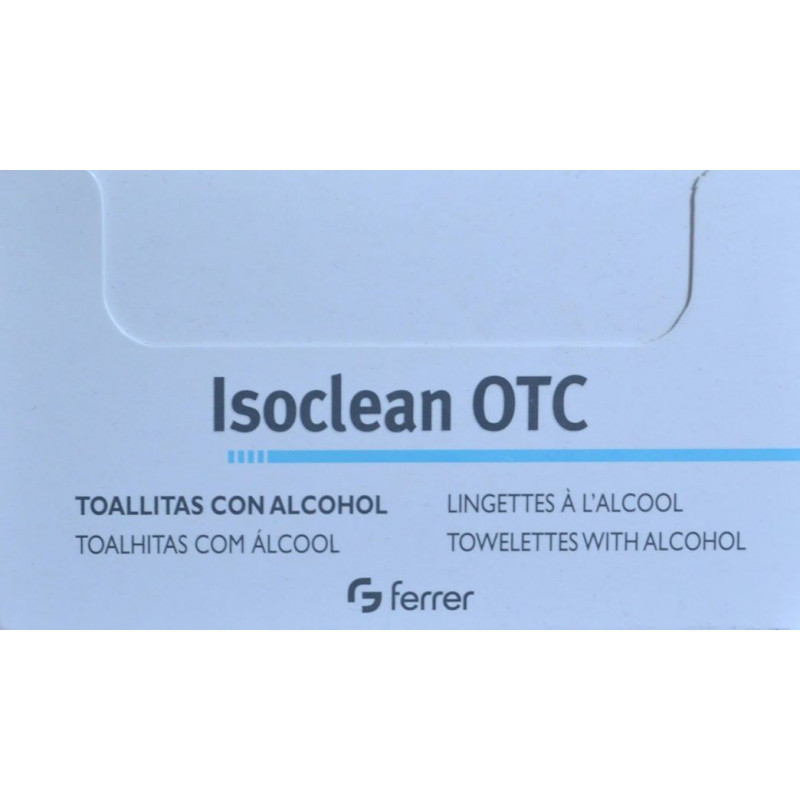 Comprar ISOCLEAN OTC TOALLITAS CON ALCOHOL 50 UDS - FarmaZara