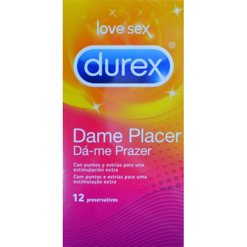 DAME PLACER 12 PRESERVATIVOS DUREX LOVE SEX
