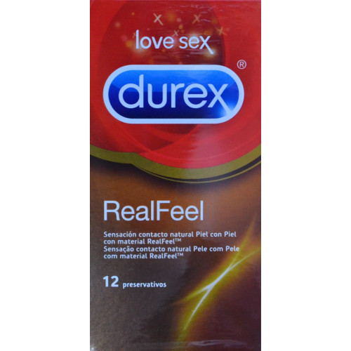 REALFEEL 12 PRESERVATIVOS DUREX LOVE SEX