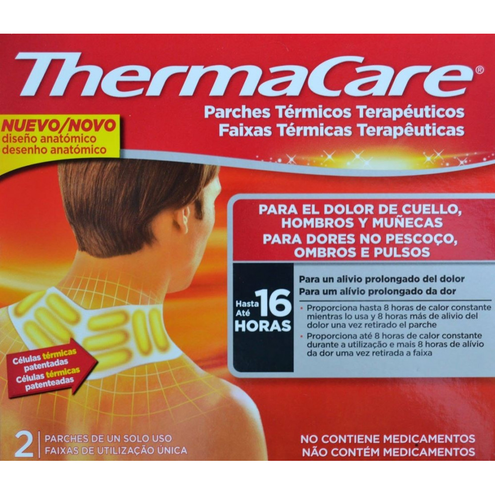 Terapia frío-calor: THERMACARE PARCHE TÉRMICO 3 PARCHES