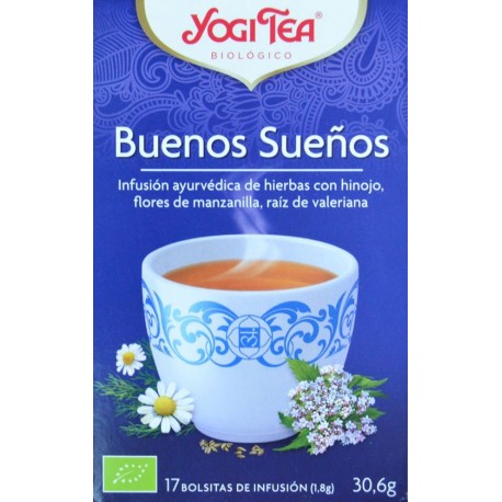 BUENOS SUEÑOS 17 BOLSITAS YOGI TEA