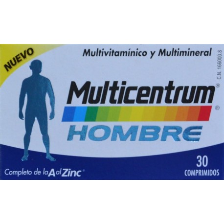 MULTICENTRUM HOMBRE 30 COMPRIMIDOS PFIZER