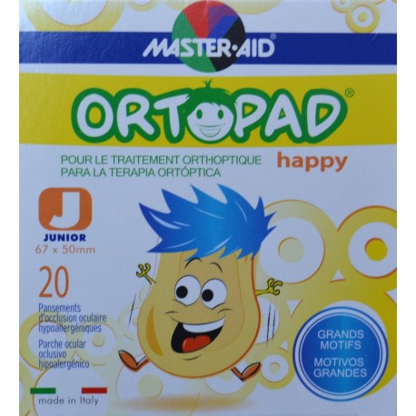 ORTOPAD JUNIOR 20 PARCHES 67 X 50 MM OCULARES