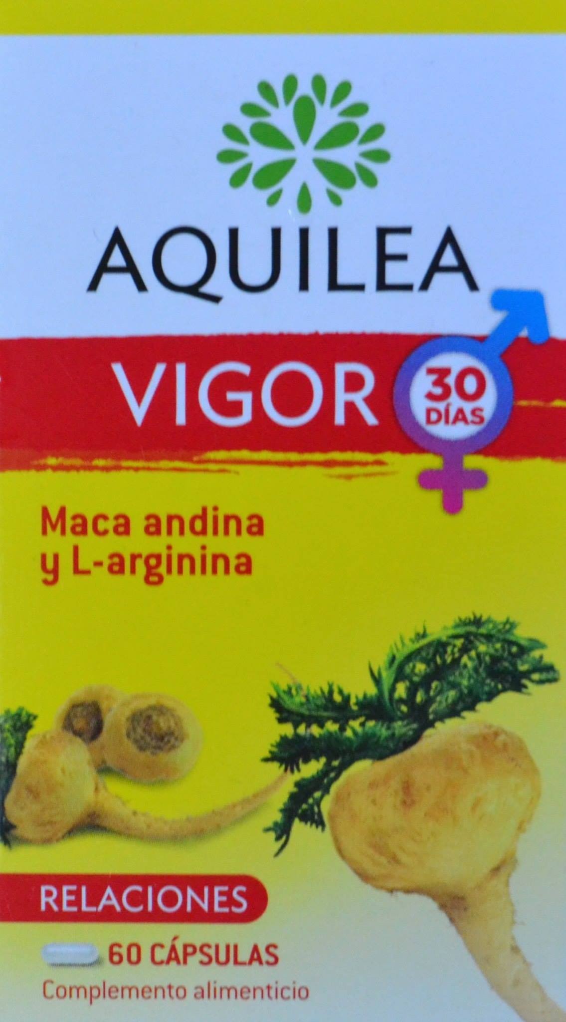Aquilea Vigor Maca Andina y L-arginina 60cáps