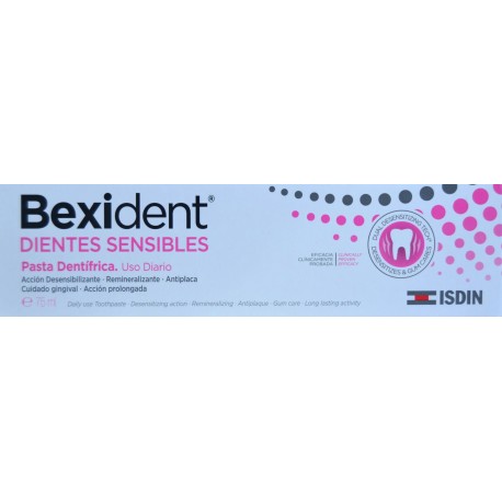 PASTA DENTÍFRICA BEXIDENT DIENTES SENSIBLES 75 ML ISDIN