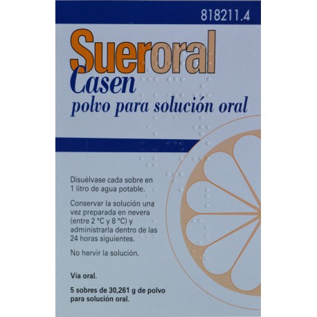 SUERORAL CASEN 5 SOBRES CASEN RECORDATI